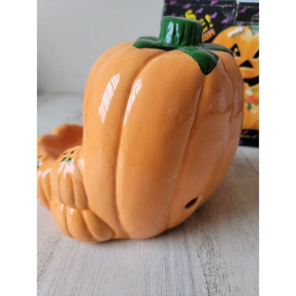 NCE Its alive! candy dish AS IS Pumpkin jack-o lantern Halloween home‎ decor - Picture 6 of 7
